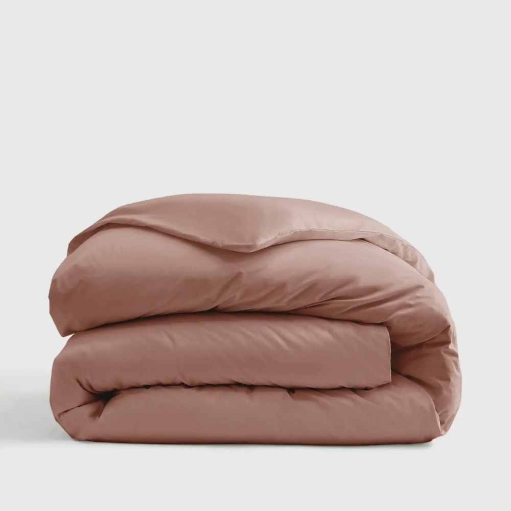 Quince Organic Cotton Clay Percale Duvet Cover! King! (864)